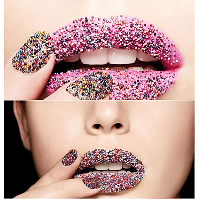 50g Rainbow Mixed Translucence DIY 3D Nail Art Decoration Mini Glass Beads MRMJ-N001-01-1