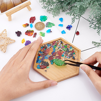 Glass Mosaic Cabochons DIY-WH0029-68-1