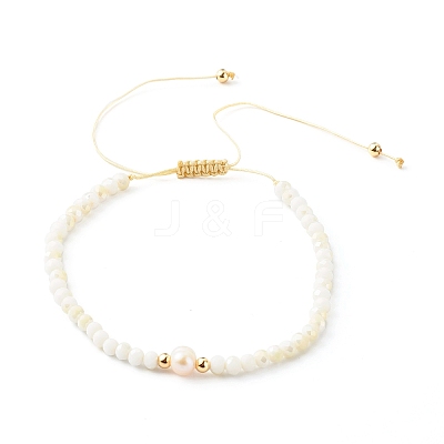 Adjustable Nylon Thread Braided Bead Bracelets Set BJEW-JB06450-1