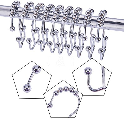 Stainless Steel Window Curtain Hook STAS-PH0017-02P-1