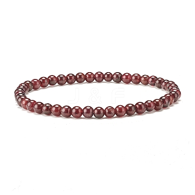 Stone Stretch Bracelets Set BJEW-JB07333-1