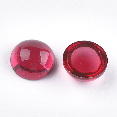 Translucent Resin Cabochons RESI-S361-14mm-04-1