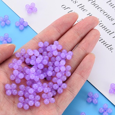 Transparent Acrylic Beads MACR-S373-02E-04-1