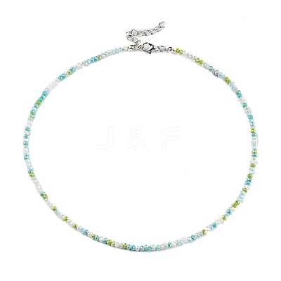 Bling Glass Beaded Necklace for Women NJEW-PH01492-03-1