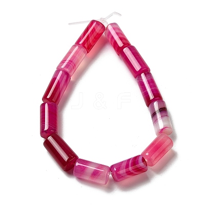 Natural Agate Beads Strands G-H295-E01-02-1