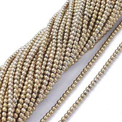 Electroplate Glass Beads Strands EGLA-K014-A-FP01-1