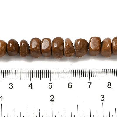 Natural Wood Lace Stone Wooden Jasper Beads Strands LS-G-B078-G01-01-1