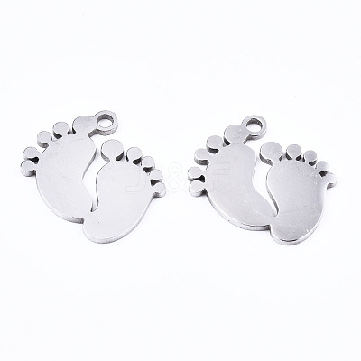 Jewelry Non-Tarnish 201 Stainless Steel Charms STAS-T044-208P-1