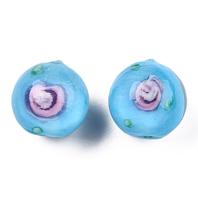 Handmade Lampwork Beads Strands LAMP-N021-45C-1