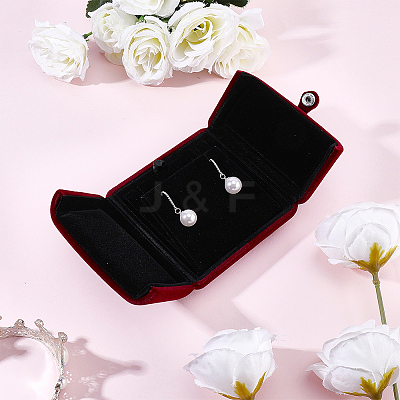 Velvet Jewelry Packing Boxes for Big Pendants CON-WH0085-226A-01-1