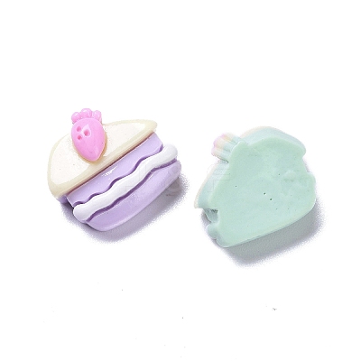 Opaque Cute Resin Decoden Cabochons RESI-B024-01D-1
