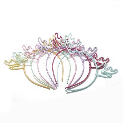 Plastic Hair Bands OHAR-T003-21-1