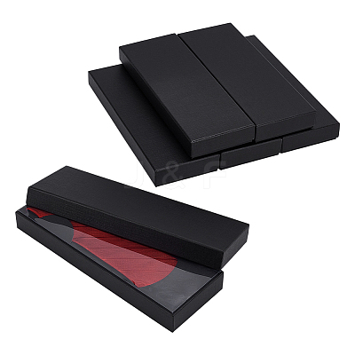 Paper Cardboard Tie Storage Boxes CON-WH0107-64A-1
