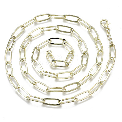 Brass Paperclip Chains MAK-S072-13A-14KC-1