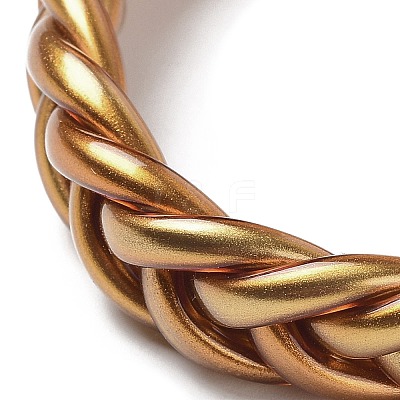 Plastic Cord Braided Stretch Bracelets BJEW-R313-03B-1