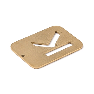 Ion Plating(IP) 304 Stainless Steel Pendants STAS-K216-49K-G-1