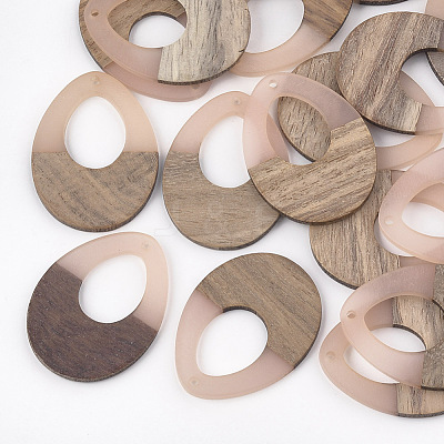 Resin & Wood Pendants X-RESI-S358-05B-1