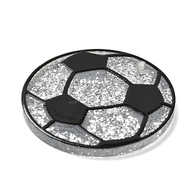 Transparent Resin Pendants RESI-M037-02D-1