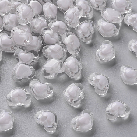 Transparent Acrylic Beads TACR-S152-08A-06-1