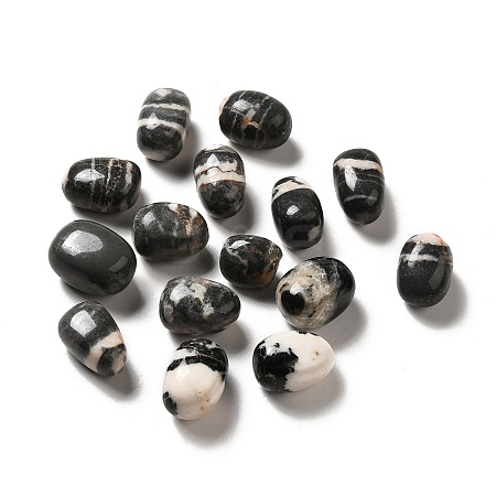 Natural Zebra Jasper Beads G-G979-A12-1