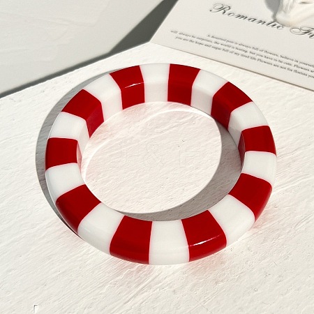 Resin Bangles BJEW-H600-58B-02-1