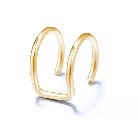 1 Pcs Alloy Cuff Earrings for Women WGFA45F-09-1