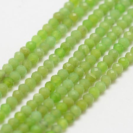 Natural Green Opal Bead Strands X-G-P270-2mm-03-1