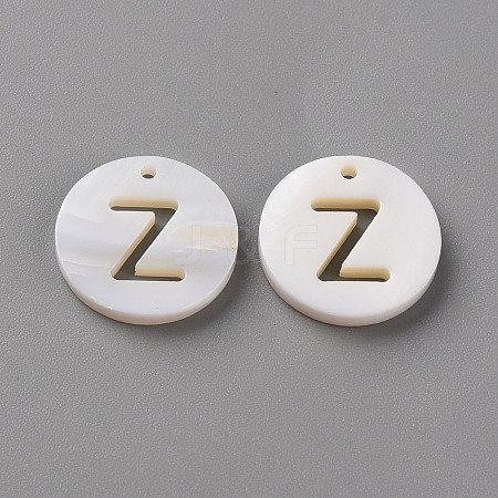 Natural Freshwater Shell Pendants LS-SHEL-Q311-008Z-1