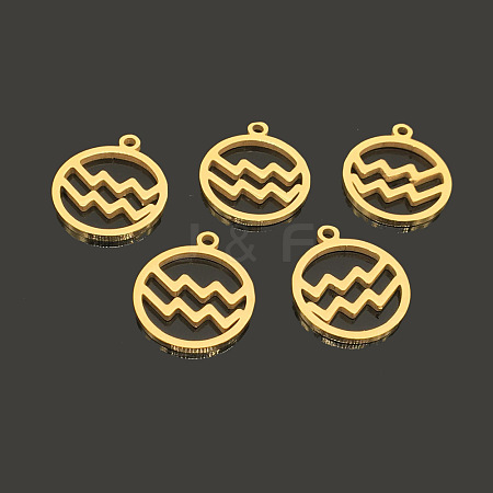 PVD Vacuum Plating 304 Stainless Steel Pendants STAS-TAC0002-32E-1