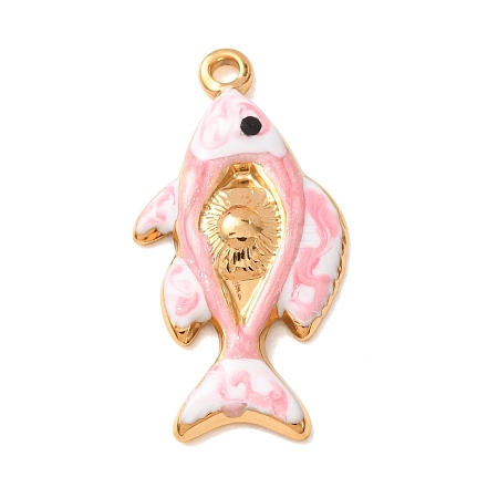 304 Stainless Steel Enamel Pendants SA-CBA59D3-06G-1
