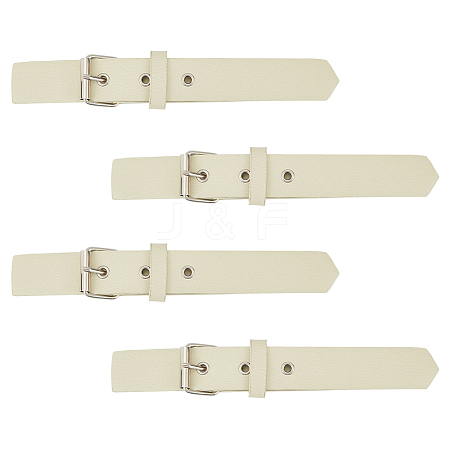 PU Imitation Leather Buckles BUTT-WH0027-46P-03-1