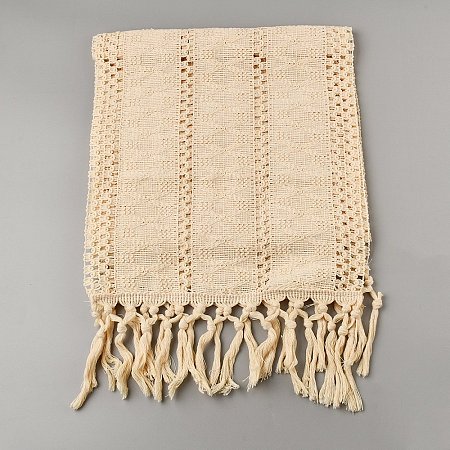 Cotton and Linen Table Runner for Dining Table AJEW-WH20059-34B-02-1