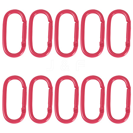 10Pcs Alloy Spring Gate Rings FIND-TA0009-25I-1
