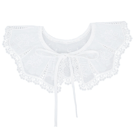 Polyester Embroidery Lace Collar AJEW-CY0002-85-1