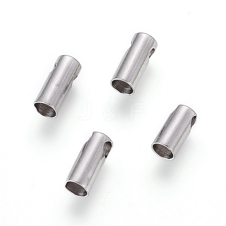 Tarnish Resistant 304 Stainless Steel Cord Ends STAS-F232-01D-P-1