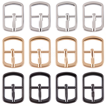 21Pcs 3 Colors Zinc Alloy Roller Buckles AJEW-CL0002-02-1