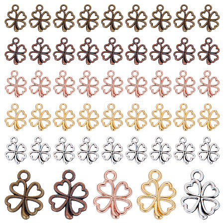 150Pcs 5 Colors Alloy Pendants FIND-PH0023-10-1