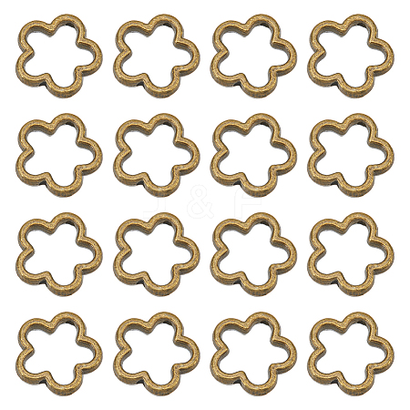 100Pcs Tibetan Style Alloy Bead Frames FIND-SC0011-52B-1