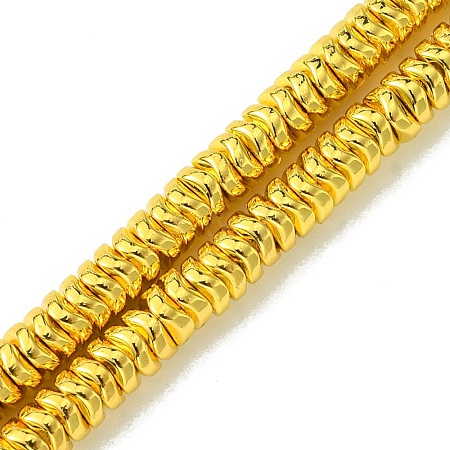 Electroplated Synthetic Non-Magnetic Hematite Beads Strands G-H020-F01-02-1