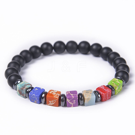 Narutal Obsidia Stretch Bracelets for Women QF7459-3-1