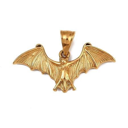 304 Stainless Steel Pendants STAS-V012-02AG-1