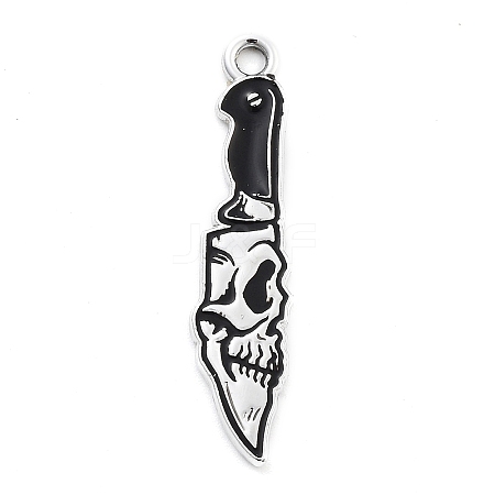 Halloween Alloy Enamel Pendants FIND-M019-01A-1