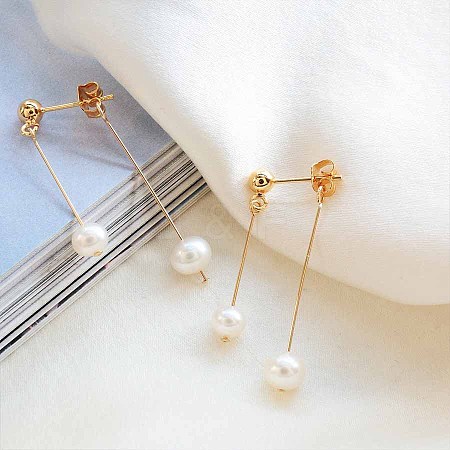 Pearl Clip-on Earrings Tassel Earrings Vintage Ear Cuff Luxury Retro Jewelry YG6221-3-1