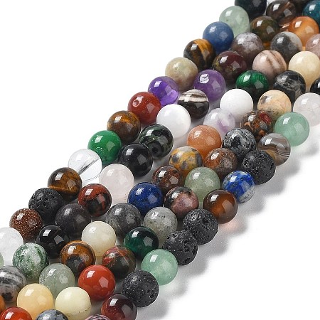 15 inch Round Gemstone Strands X-GSR4mmC170-1