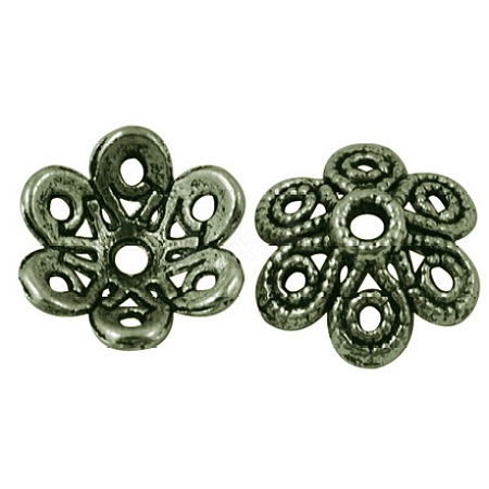 Tibetan Style Alloy Fancy Bead Caps LS-TIBEB-LF10883YKG-AB-FF-1