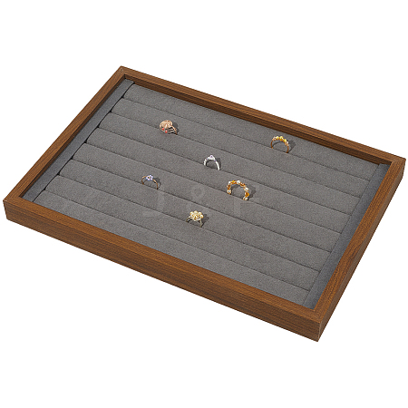Rectangle Velvet Covered with Ring Display Trays ODIS-WH20015-05-1