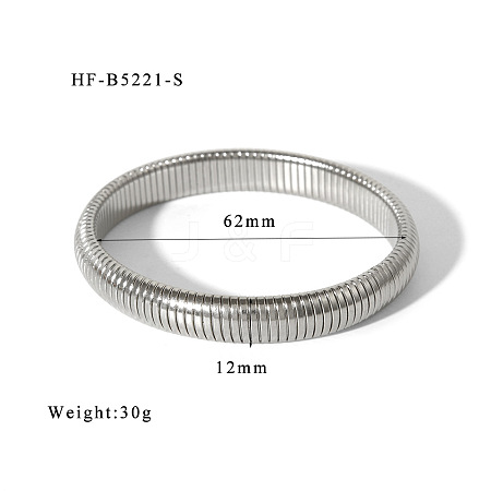 304 Stainless Steel Stretch Bangles FS-WG92846-04-1
