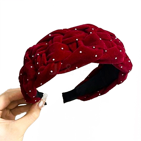 Velvet Cloth Hair Bands for Women Girls PW-WGA38D6-02-1