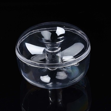 Flat Round Polystyrene Bead Storage Container LS-CON-S043-053-1