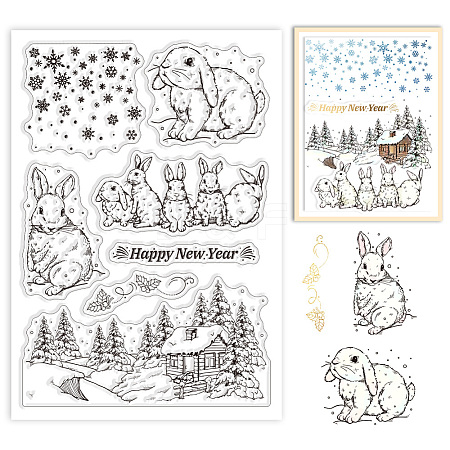 Custom PVC Plastic Clear Stamps DIY-WH0448-0241-1